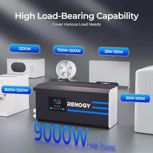 Renogy 3000 WATT 3000W Pure Sine Wave Inverter Charger 12V Dc To 120V Ac Surge 9000W thumb #6