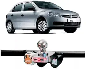 Hitch Master - Engate Reboque Fixo para Volkswagen Gol GV/GVI/GVII 2009/2022 - Capacidade de Tração 500Kg - INMETRO