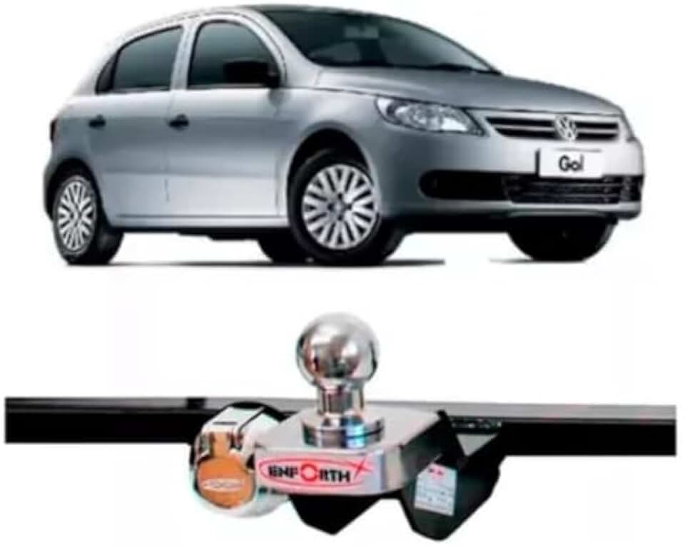 Hitch Master - Engate Reboque Fixo para Volkswagen Gol GV/GVI/GVII 2009/2022 - Capacidade de Tração 500Kg - INMETRO