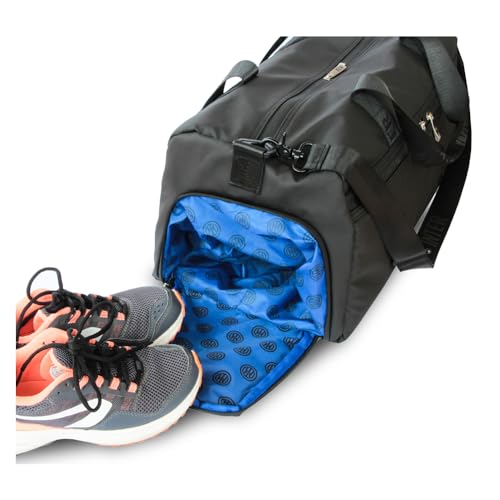 Official INTER F.C. Unisex Adults Black Zipper Duffle Bag, 5 cm x 29 cm x 25 cm4