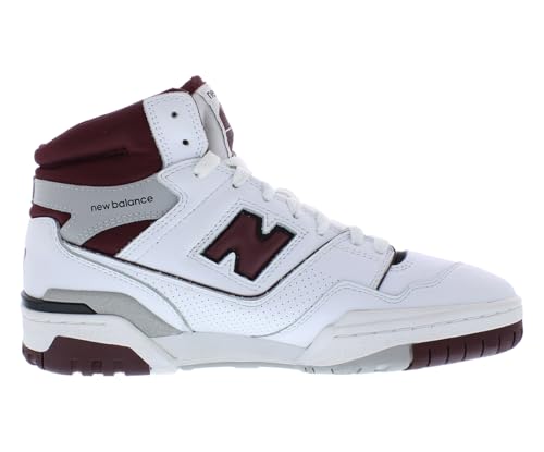 Image of New Balance 650 Mens Shoes Size 8.5, Color: White /Purple