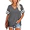 Sweat-shirt Femme Manches Longues Col Rond - Coupe Tunique Oversize, Rayures Sur Manches - En Coton/polyester, Décontracté - 6