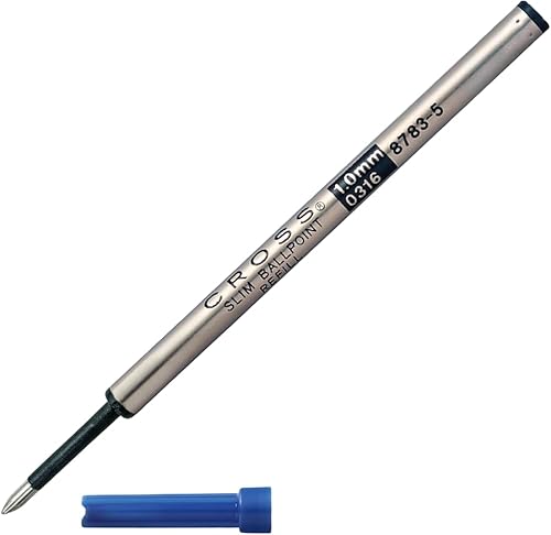Cross Slim Black repuesto de tinta para pluma (8783-2), Azul
