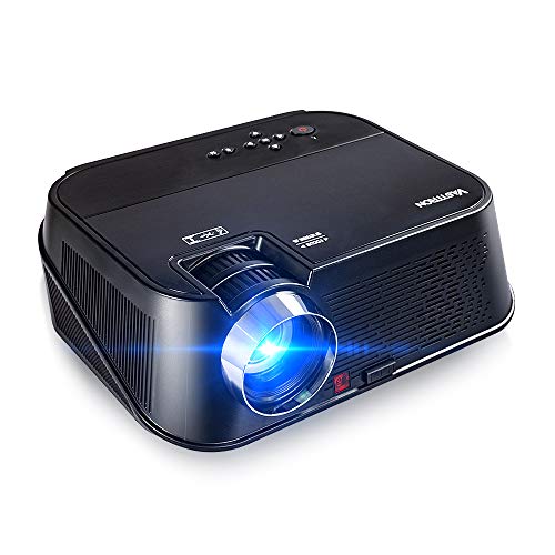 Vasttron HD Video Projector, Super Bright 5500 Lux Full HD 1080P 200" Supported
