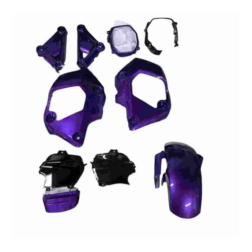 Carénage de garde-boue moto MSX Grom 125 violet et noir aux finitions premium