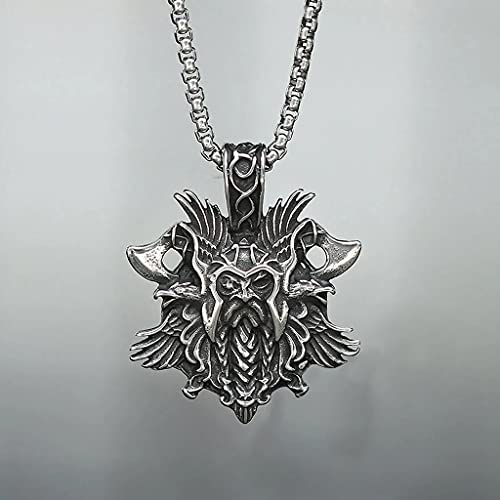 Amulette Hache Viking Odin en acier inoxydable pour affirmer son style au quotidien