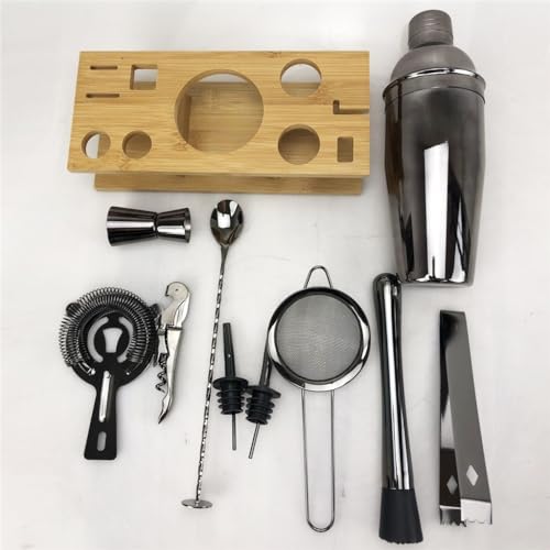 Set de herramientas para cócteles de acero inoxidable 11 piezas miniatura 2