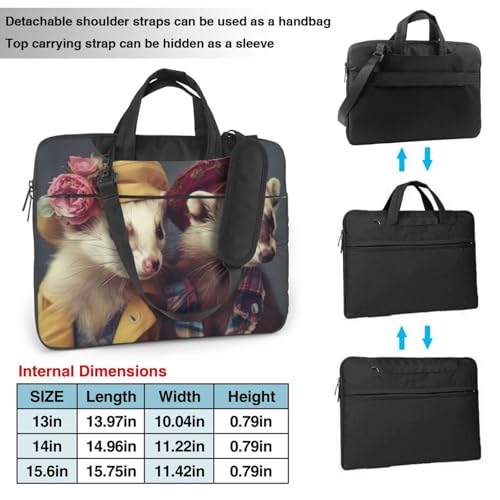 Bolsa portátil para laptop de diseño francés: protección funcional para viajes de negocios 4