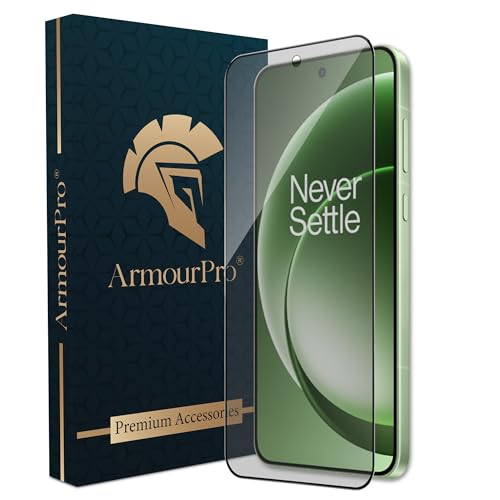 Image of ArmourPro Anti-Glare Matte Tempered Glass for OnePlus 15R - Anti-Fingerprint Screen Protector, 9H Scratch Resistant, Smooth Touch, Edge-to-Edge Full Coverage