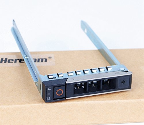 Heretom 2,5' DXD9H Bandeja de Disco Duro Caddie SAS/SATA Generación 14 Tray Caddy Soporte para DELL Poweredge R740 R640 R440 R340 R940 R840 R740xd R940xa R6415 R6515 R7415 R7425 R7525 con 4 Tornillos