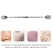 TEHAUX Dual-end Stainless Steel Blackhead Scraper for Precise Facial Care Portable Removal Tool for Blackhead and Dead Skin Removal Suitable for All Skin Types