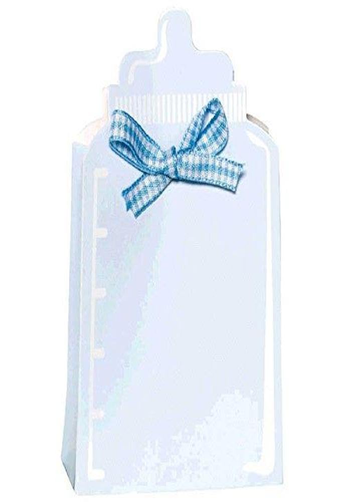 amscan Kit de regalo para fiesta de baby shower (24 unidades), 4.5 x 1.4, azul