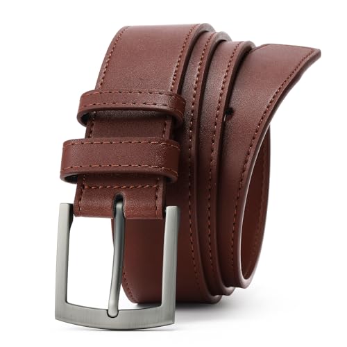 SENDEFN Men's Casual Leather Jeans Belt Dress Classic and Fashion for Men 1.5
