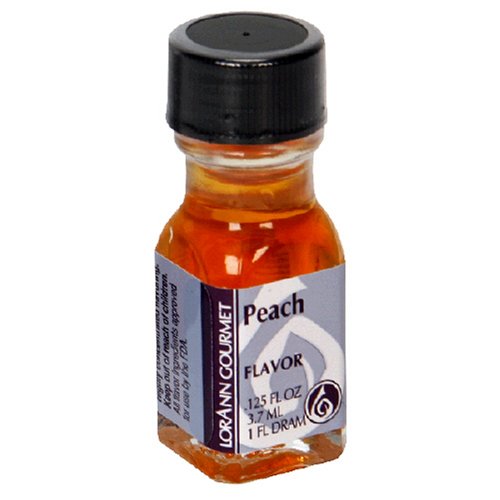 LorAnn Peach SS Flavor, 1 dram bottle (.0125 fl oz - 3.7ml - 1 teaspoon) - 24 pack