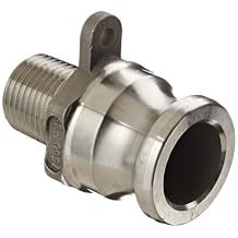 Dixon Valve 7550-F-SS Stainless Steel 316 Boss-Lock Type F Cam and Groove Fitting, 1/2" Male Adapter x 3/4" NPT Male