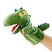 Detazhi Dinosaurier Marionette Handschuh Puppen Hand Puppe Theater Puppe Spielzeug Plüsch Puppe Stories reden Lernbeihilfe Lustige Geschenk Kinder(Farbe:2)