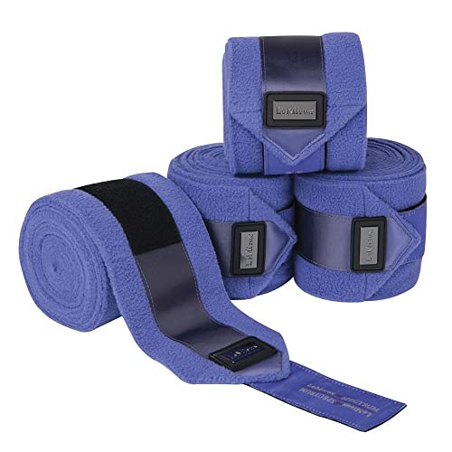 Bandages de polo en satin LeMieux Spectrum bleu marine dégradé