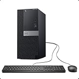 Dell OptiPlex 7060 Tower High Performance Desktop Computer, Intel Six Core i5-8500 up to 4.1GHz, 16G DDR4, 256G SSD, WiFi, BT, 4K Support, DP, Win 10 Pro 64 English/Spanish/French (Renewed)