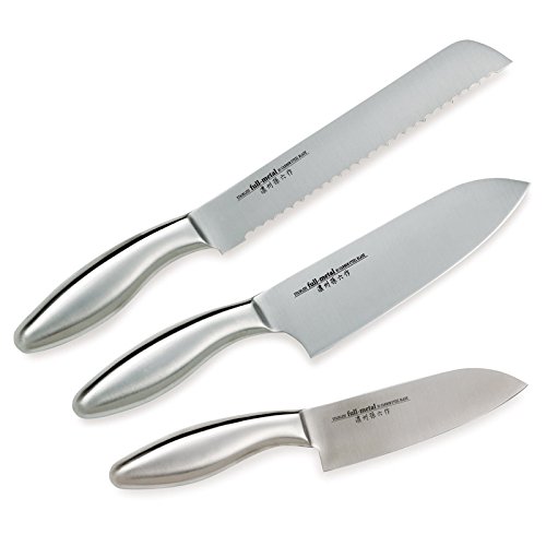 Amazon｜濃州孫六作 フルメタル包丁 3点セット 80R｜包丁セット