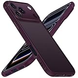 ivoler Funda Mate Burdeos para iPhone 17 Pro MAX, [Protección Grado Militar] Carcasa Protectora Antigolpes, Trasera Translúcida Antihuellas y Antiarañazos Duro PC Respaldo Delgado Bumper Case