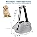 Ownpets Hundetragetasche, Hundetasche bis 11kg, Tragetuch Hund, Hundetasche mit verstellbarem Schultergurt und Fronttasche und Tasche Schulterpolster, 30 cm tief * 46,5 cm breit