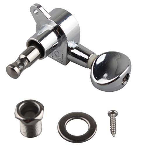 Futheda 4 Stks Verzegelde Ukulele Tuners String Tuning Pegs Keys Zilver Ingesloten Tuners Machine Hoofden met schroeven Set voor 4 String Gitaar - Image 5