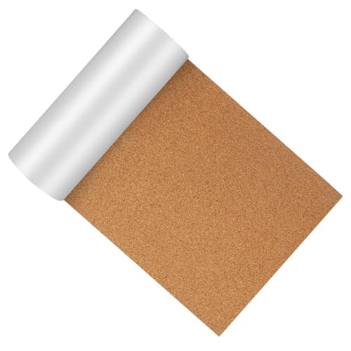 NULYLU Rollo de Corcho Autoadhesivo de 600x300x2 Mm, Tablero de Corcho Pelable Respaldo Adhesivo, Material Decorativo y Funcional para Pared, Oficina, Manualidades y Escuela