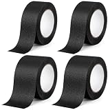 Klyyo Clyro 4 Pack Black Gaffers Tape 2 Inch x 30 Yards and 3 Inch x 30 Yards Grade Non Reflective Cloth Tape No Residue Water Resistant Easy Tear for Stage Film Cable Management