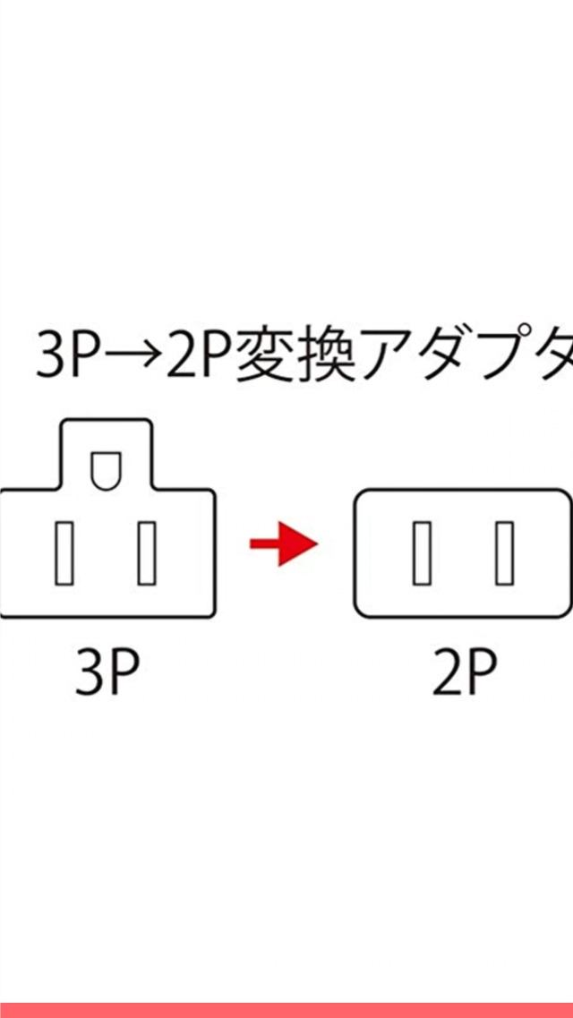 Amazon.co.jp: サンワサプライ コンセント 3P→2P変換アダプタ アース