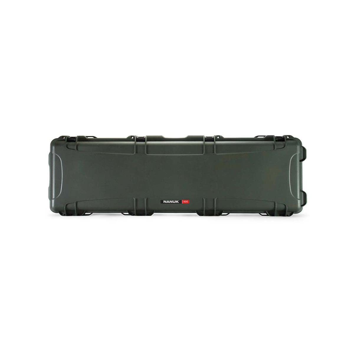 Nanuk 995 Waterproof Professional Rifle/Gun Case, Military Approved with Foam Insert with Wheels - Olive