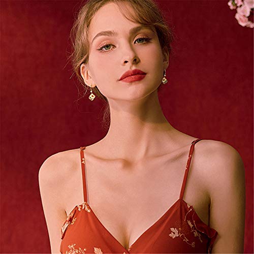 coadipress Gold Dice Earrings for Women Creative Funny Vintage Cubic Dice Geometric Dangle Drop Statement Earrings Jewelry2