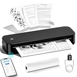 Impressora de Tatuagem Portátil, Impressora de Estêncil de Transferência, Impressora de Estêncil de Tatuagem, Impressora Portátil Compatível com Android, IOS, PC, Impressora A4 Portátil