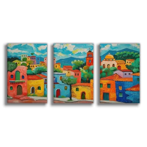 Poster sur toile Mexique moderne 50x75cm déco murale chambre
