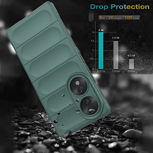 ESTH® Custodia Silicone Liquido per Honor 70 con