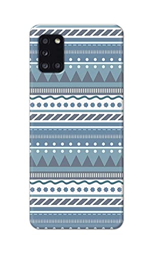 Image of Printed Hard Back Cover Case for Samsung Galaxy A31 Back Cover (Seamless Geometric Tribal Pattern) -1803