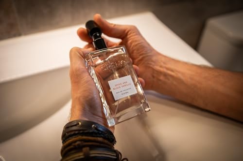Image of Cremo Cologne For Men - Spice & Black Vanilla Mens Cologne Spray, An Explosion of Vibrant Spices, Dark Woods and Black Vanilla, Multi-Layered Signature Men's Fragrances, 3.4 Fl Oz