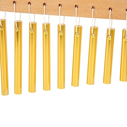Sino de vento simples, 12 teclas Professional Composite Wood Metal Sino de vento fácil de tocar long