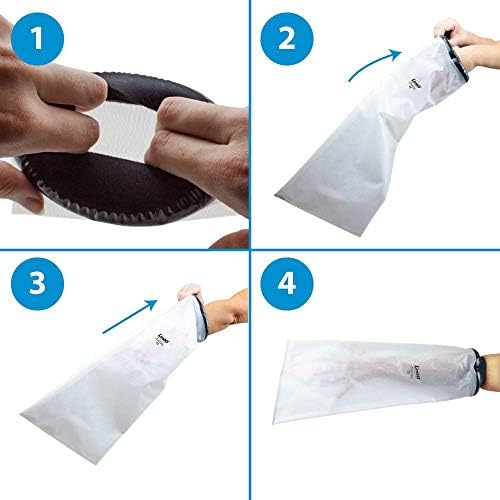 LimbO Waterproof Protectors Cast and Dressing Cover - Child Half Arm 11 to 13 Yrs (BE1113: 23-25 cm Above Elbow Circ.)