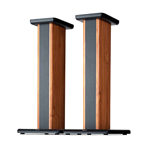 Edifier SS02 25.6 inch Wood Grain Speaker Stands for S1000DB / S2000PRO/ S1000MKII Hollowed Stands for Optional Sand Filling Tuning - Pair by Edifier - Used condition - CA$117.57