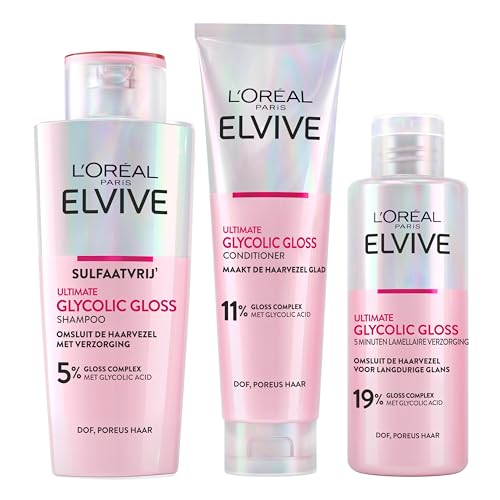 L’Oréal Paris Elvive Glycolic Gloss Set – 200/150/200ml - View 6