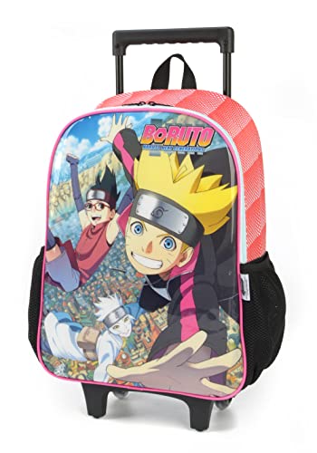 Mochila Infantil Boruto com rodinhas