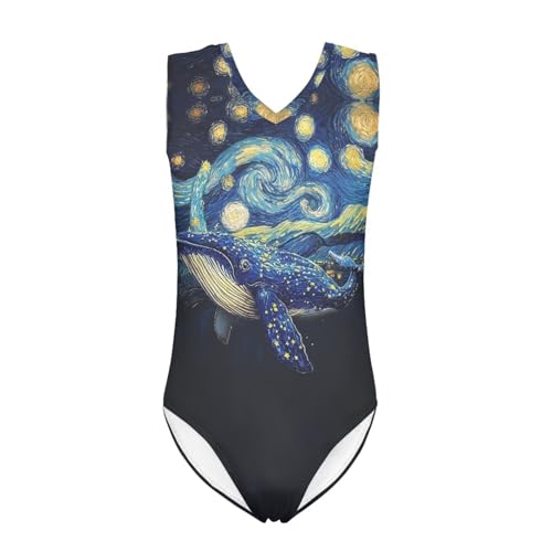 Image of ZFRXIGN Leotards for Girls Gymnastics 3-14 Years Kids Dance Clothes Summer Beachwear