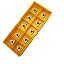 5pcs 11ER AG60 +5pcs 11IR AG60（Yellow）