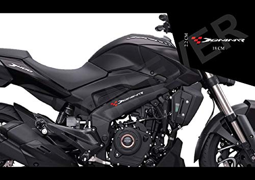 Sign Ever Bajaj Dominar 400 Bike Accessories Stickers And Graphics For Tank Sides Auto Hood Bumper L X H 18 00 Cm X 2 Cm Pack Of 2 Red White Amazon In Car Motorbike