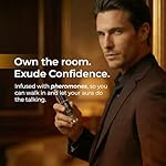 Concentrated Cologne For Men - Long-Lasting Mens Cologne - Pheromones-Infused Oil-Based Perfume For Him - Intense Formula - Travel Size, Rollerball Fragrance - 0.34 oz (10 mL) - Image 2