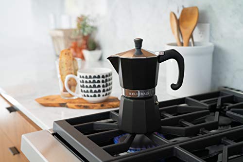 Cafetière à expresso anti-goutte 3 Cup Bellemain pour éviter les fuites de café
