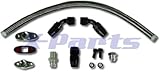 garrett gt4088r Dash10 (AN10) Anschlüsse Öl-Rücklauf Turbolader Leitung Set für Garrett GT25 GT28 GT30 GT35 GT40 GT42