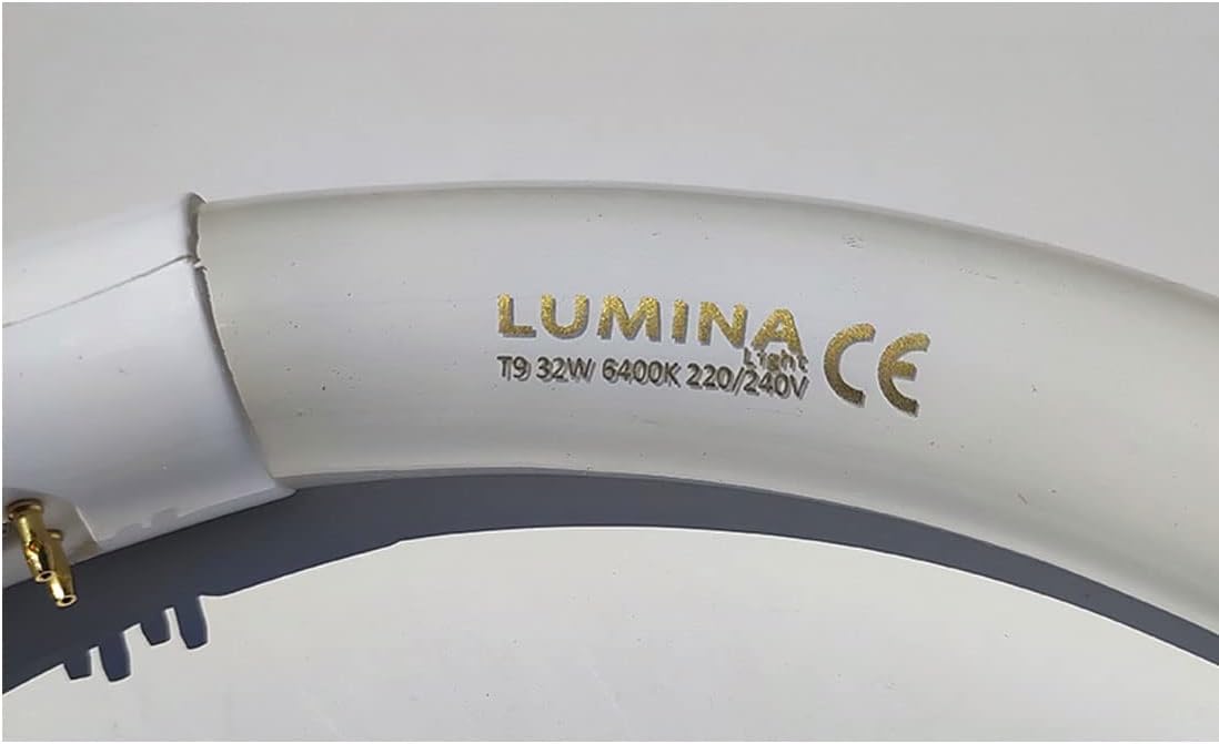 HYTAMA TOOLS LUMINA LIGHT - T9 Lampadina Fluorescente Attacco G10q Luce Bianca Fredda 6400K, Circolare, Vetro. [Classe di efficienza energetica A] (32)