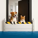 Heavy Duty Aluminum Flood Barrier, Upgraded Thickened Reusable Water Barrier, Flood Barriers for Home, Shop Door, Garage, Basement Entrance, Outdoor Flood Protection（L-4FT/8FT/12FT,H-15.7IN/31.5IN）