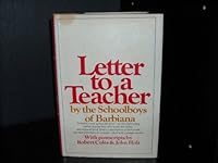 Letter to a Teacher [by] Schoolboys of Barbini B000BP3J66 Book Cover